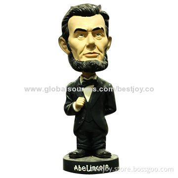 Polyresin Sculpture Wobbler Bobble Head Figure/Doll for Decorations and Promotions